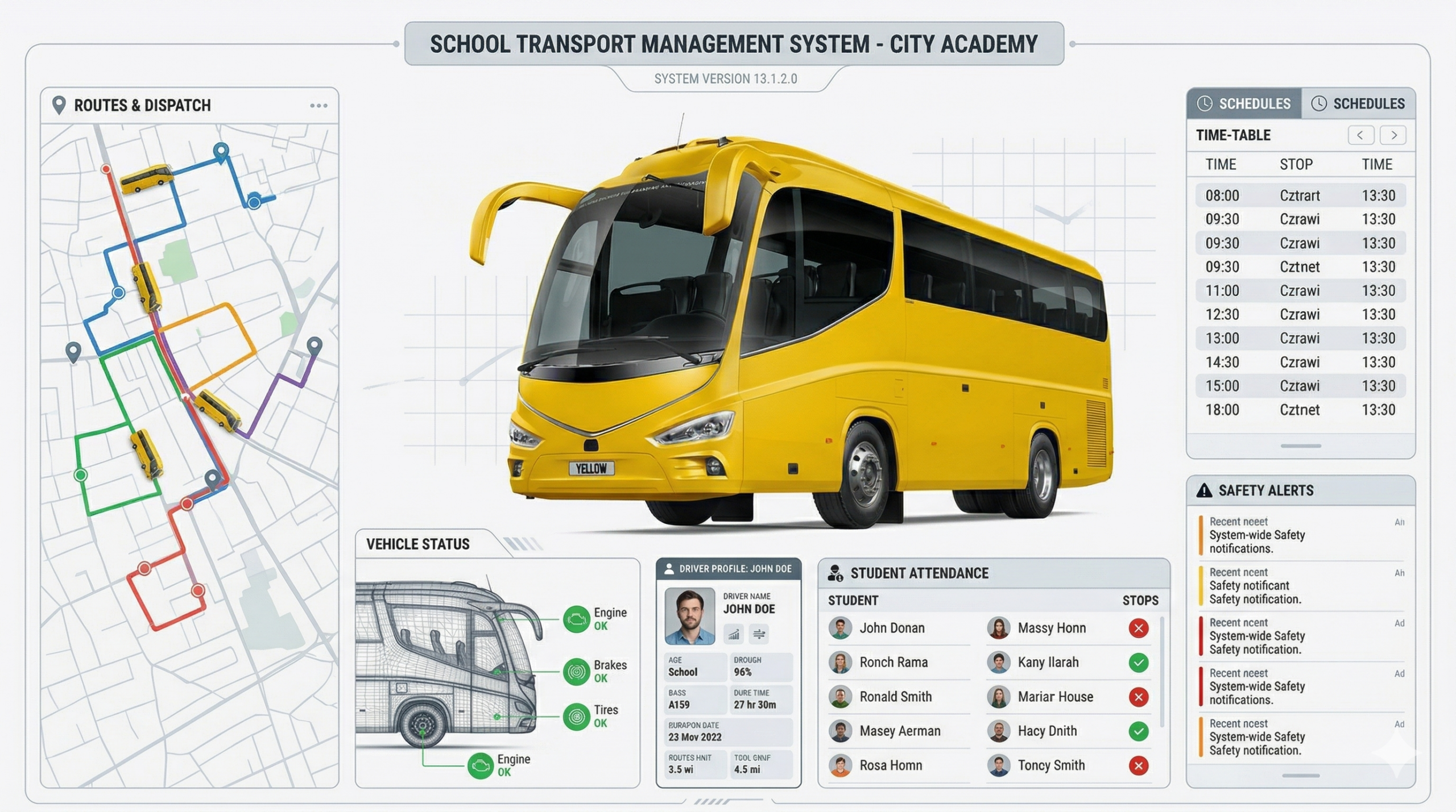 School Transport Management System